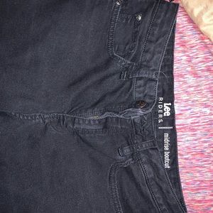 Mid rise bootcut pants